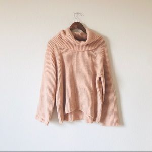 J. Crew Women's Cowl Neck Sweater - Soft Pink